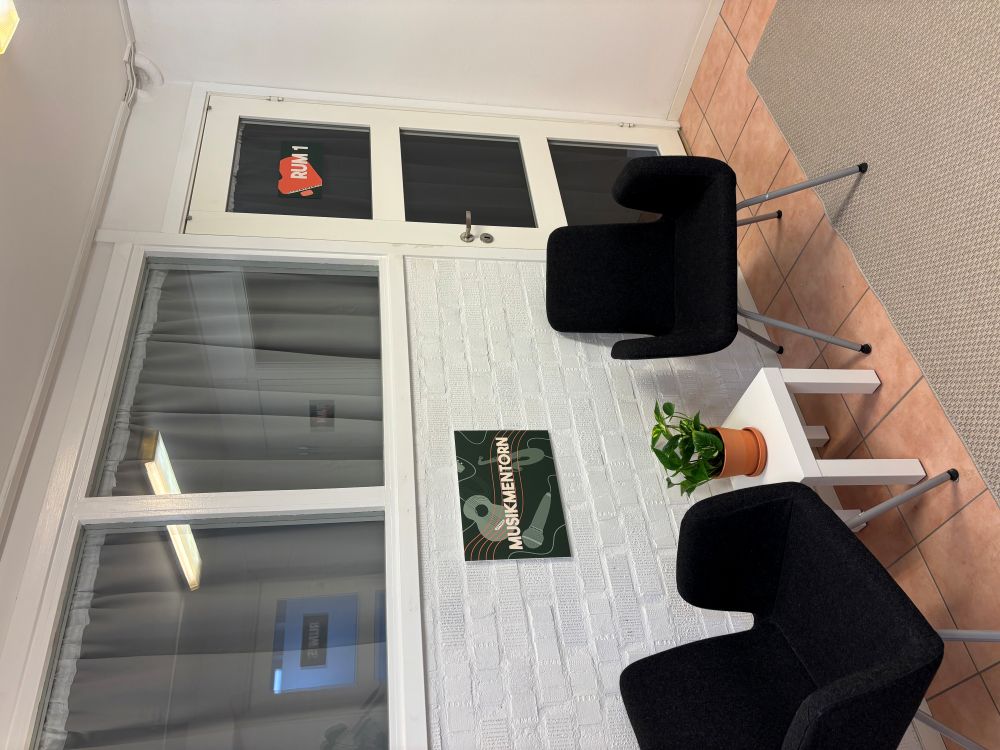 MusikMentorns väntrum.